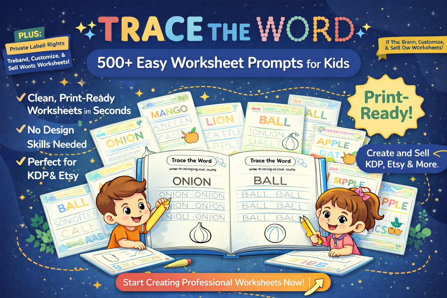 You are currently viewing TRACE THE WORD PROMPT PACK Review (2026): 7 Powerful Reasons This Worksheet Tool Is a Game-Changer
