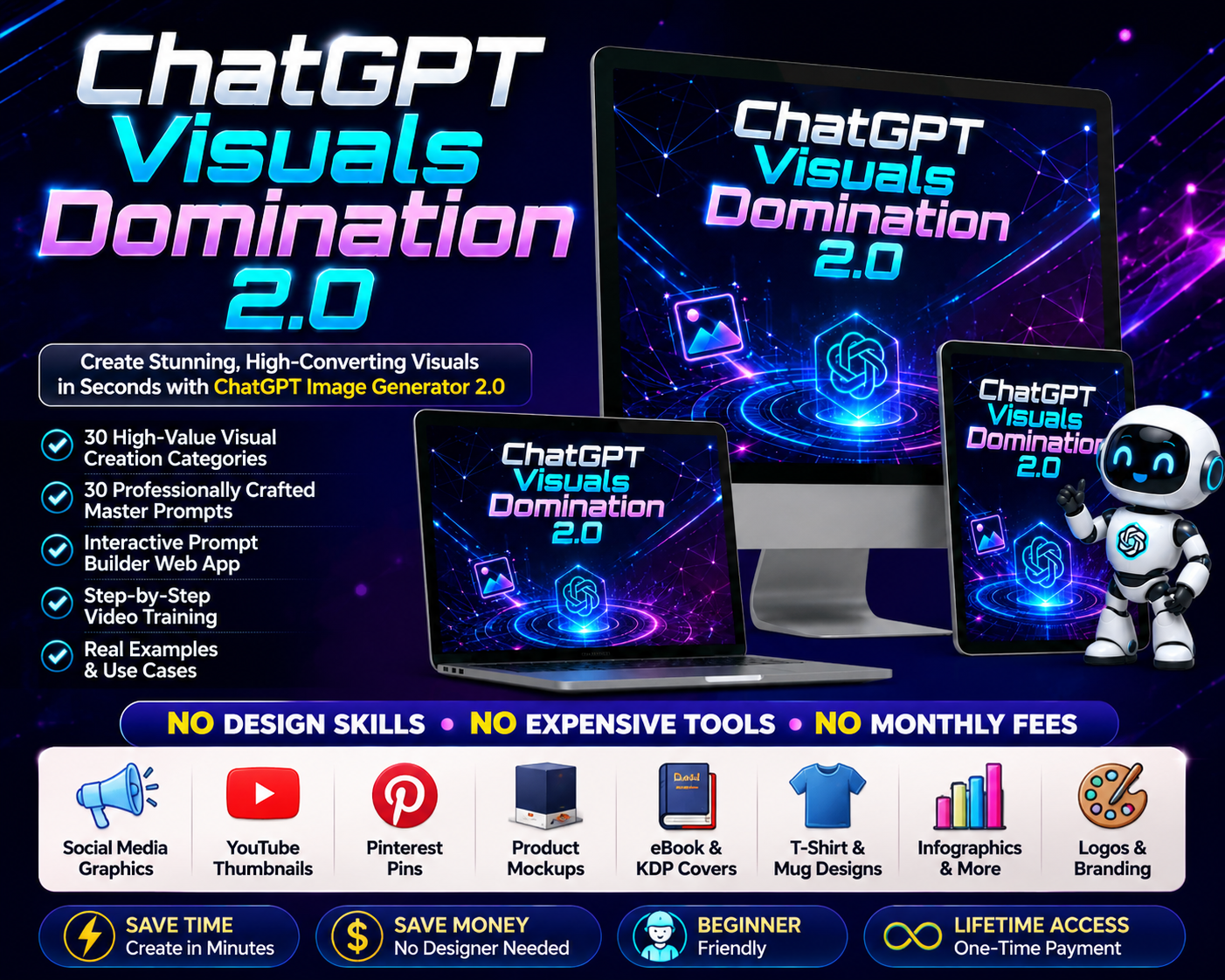You are currently viewing ChatGPT Visuals Domination 2.0 Review: 10 Powerful Features, Bonuses & Verdict
