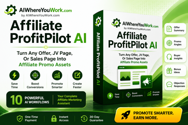 Read more about the article Affiliate ProfitPilot AI Review 2026: 10 Game-Changing Features Every Affiliate Marketer Needs 